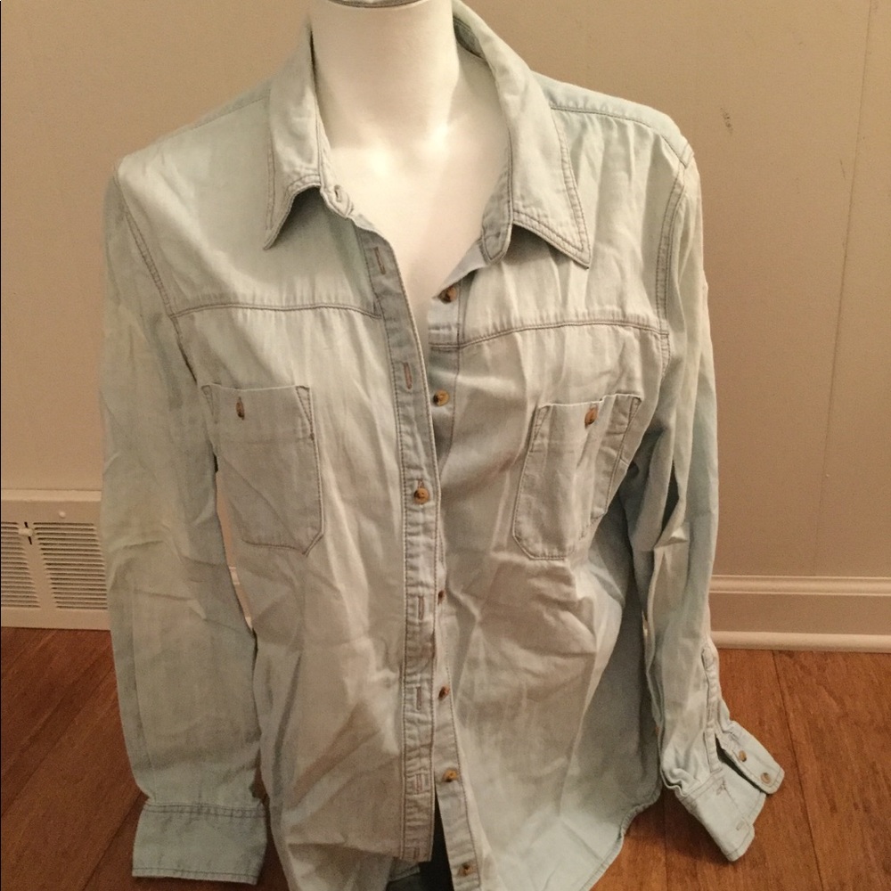 Denim top